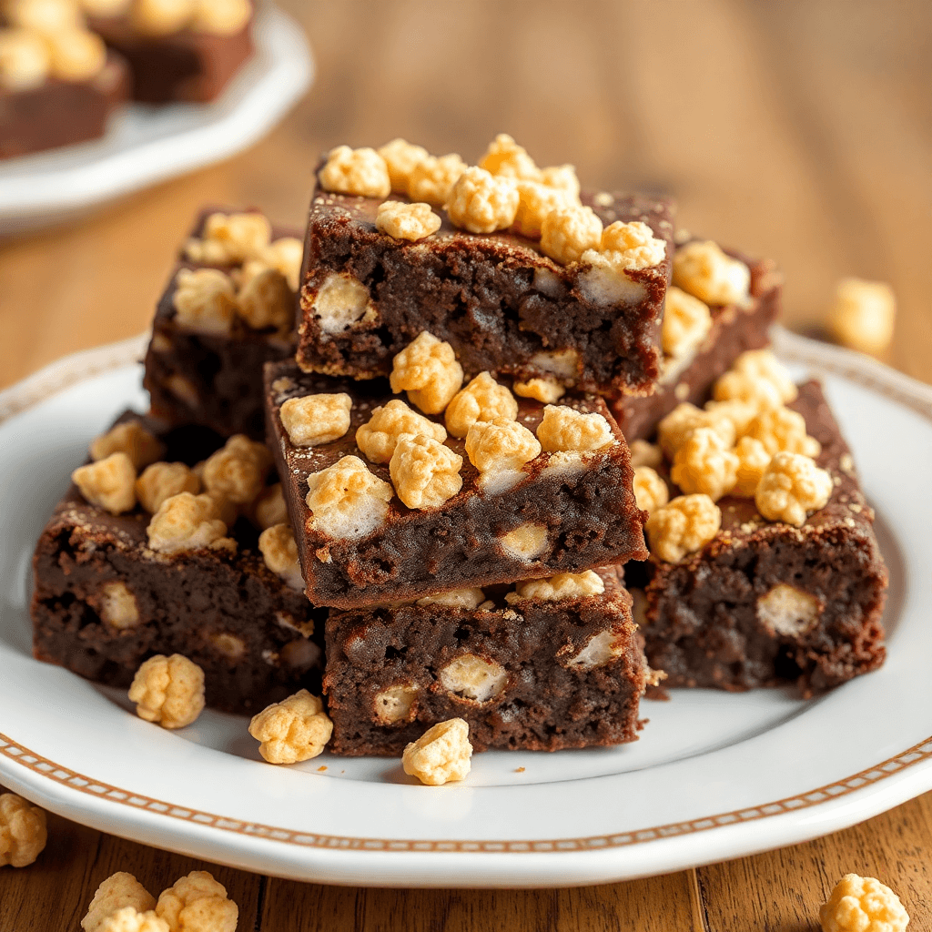 Crispy Treat Brownies