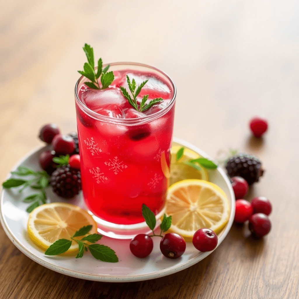 Cranberry Ginger Sparkler