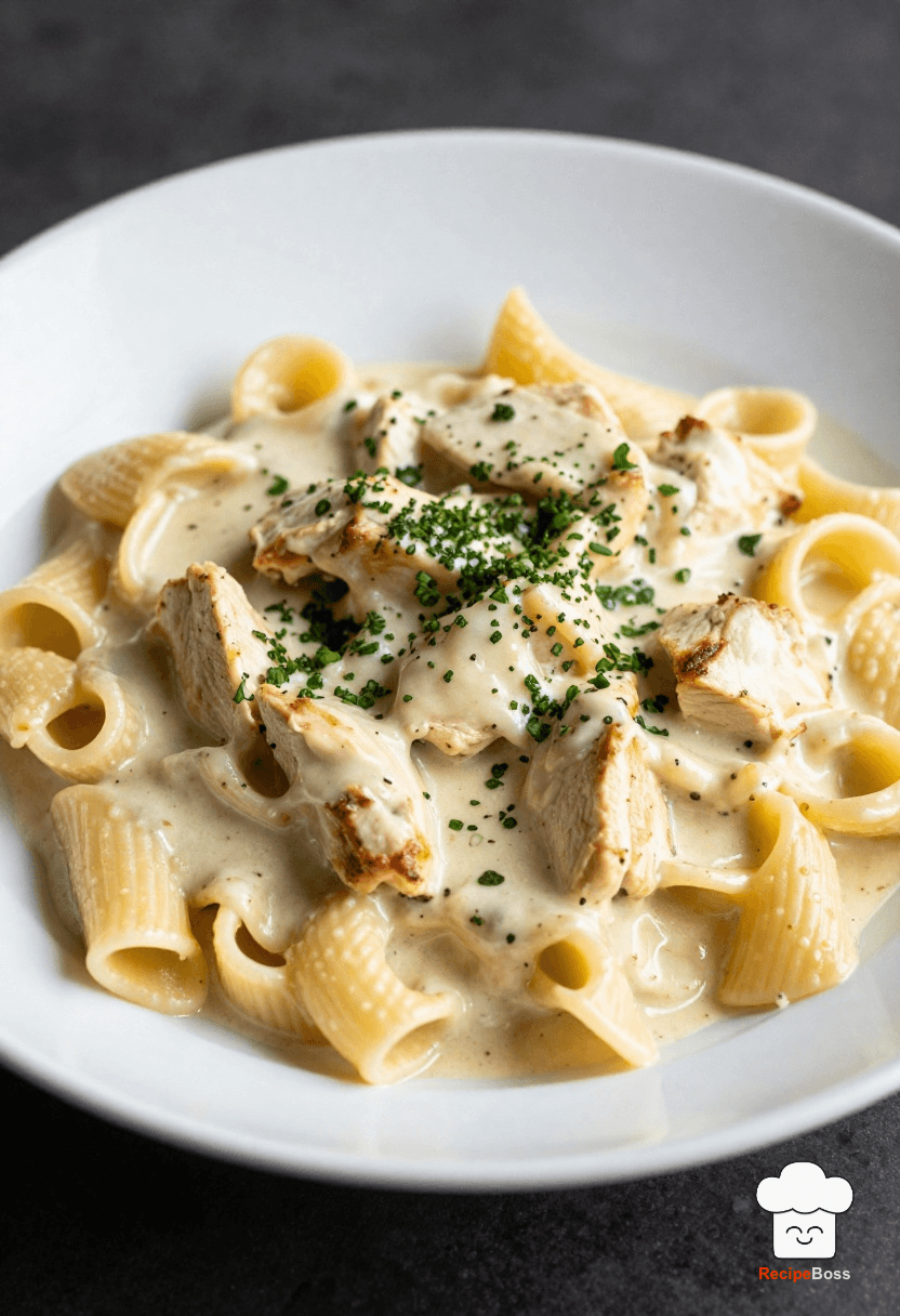 Creamy Garlic Chicken Pasta