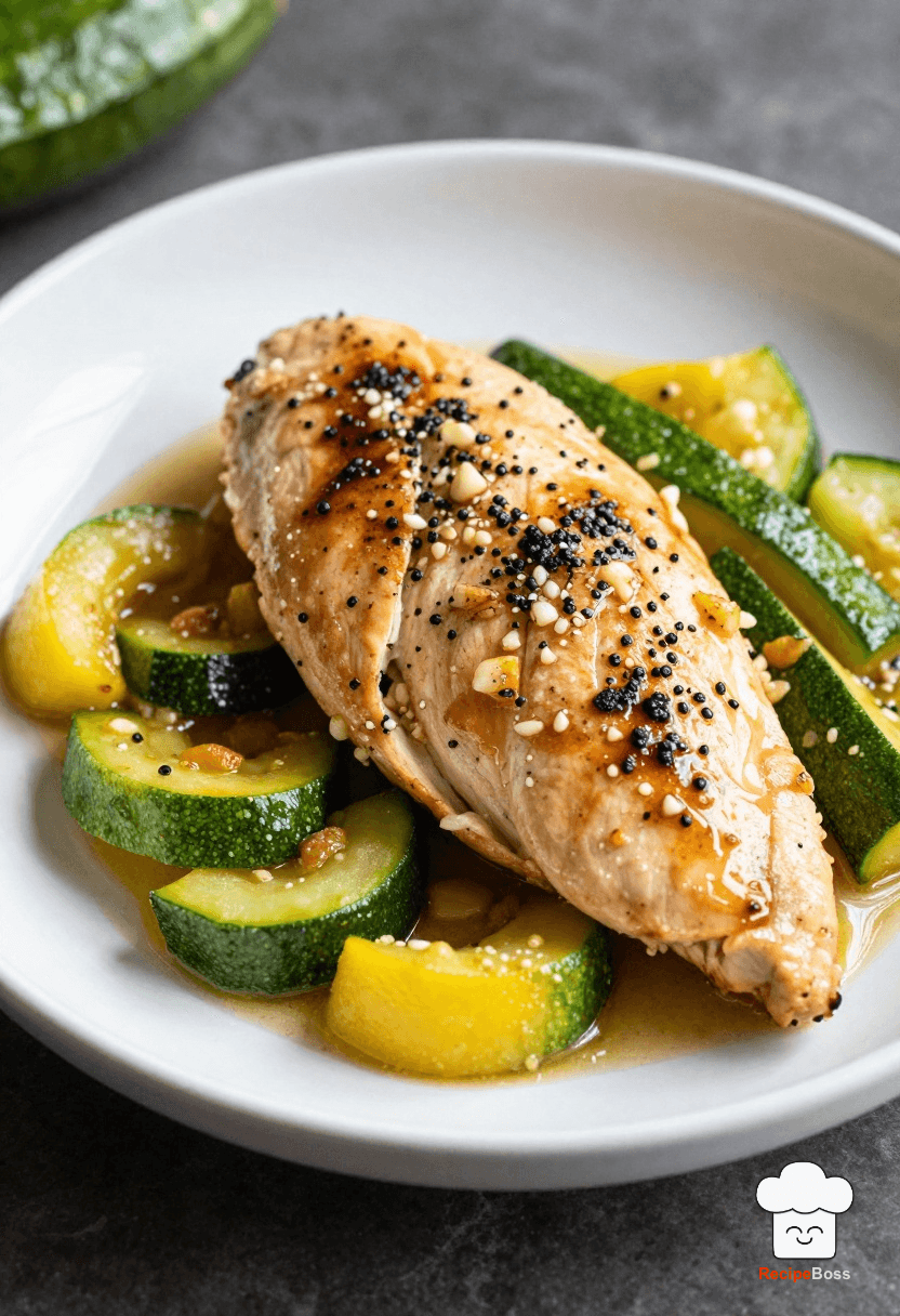 Garlic Butter Chicken with Summer Squash