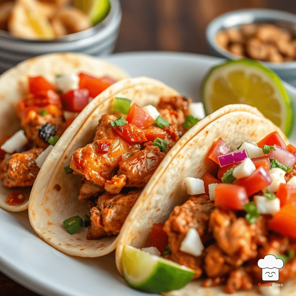 Chicken Al Pastor Tacos