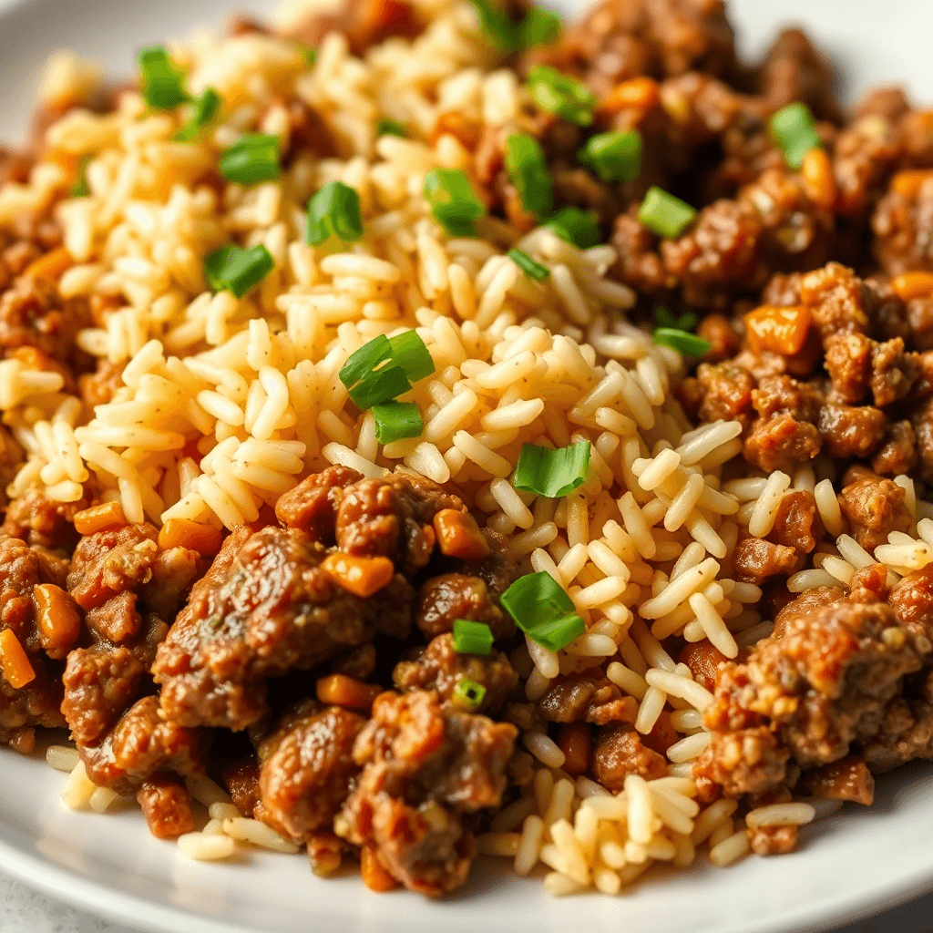 Classic Ground Beef and Rice Skillet