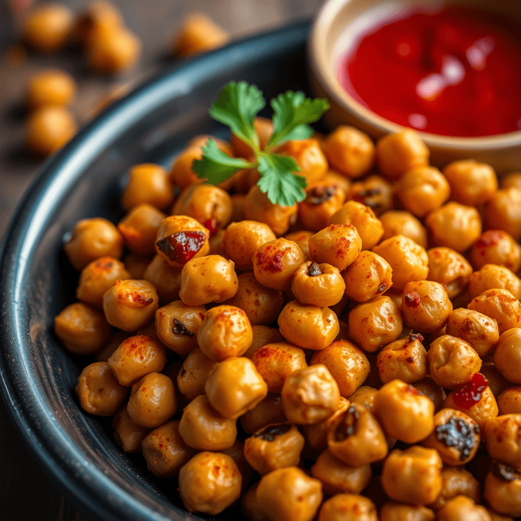 Spicy Roasted Chickpeas