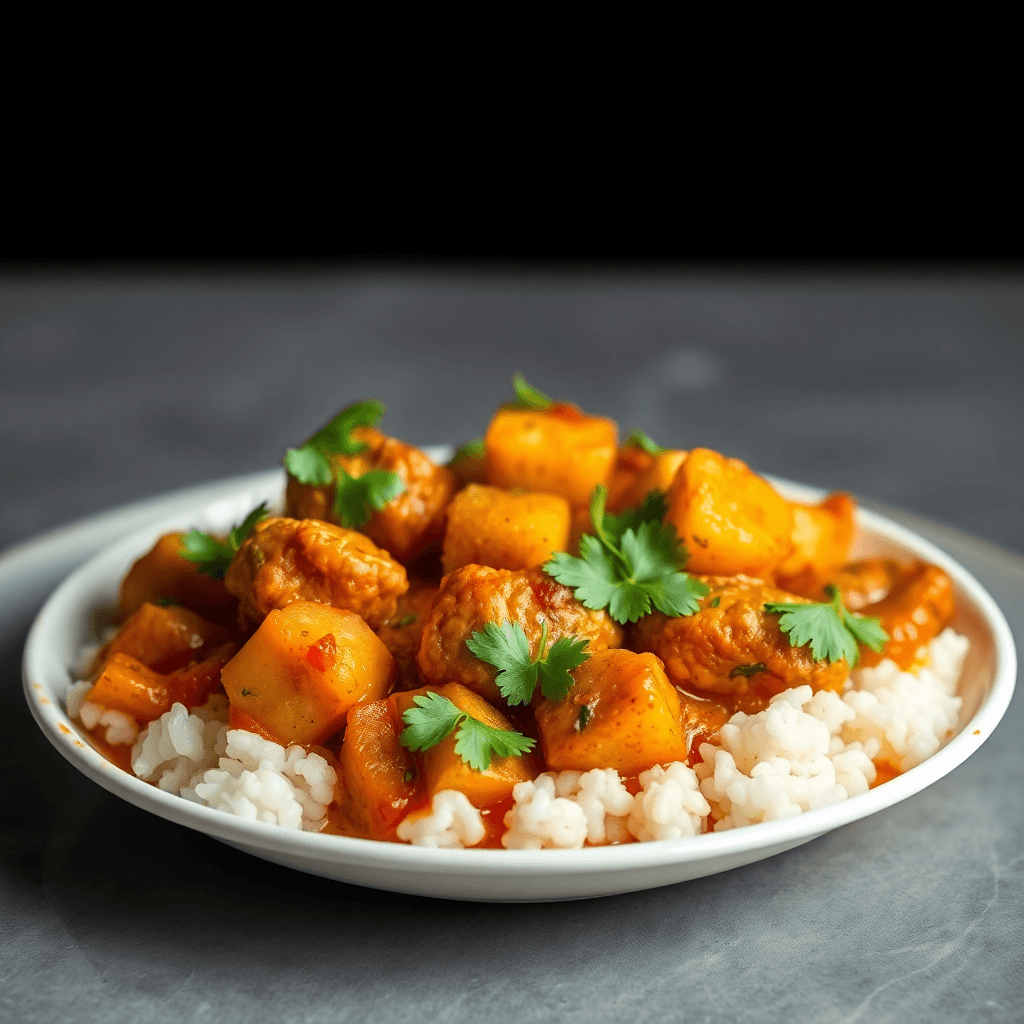 Spiced Chicken and Potato Curry