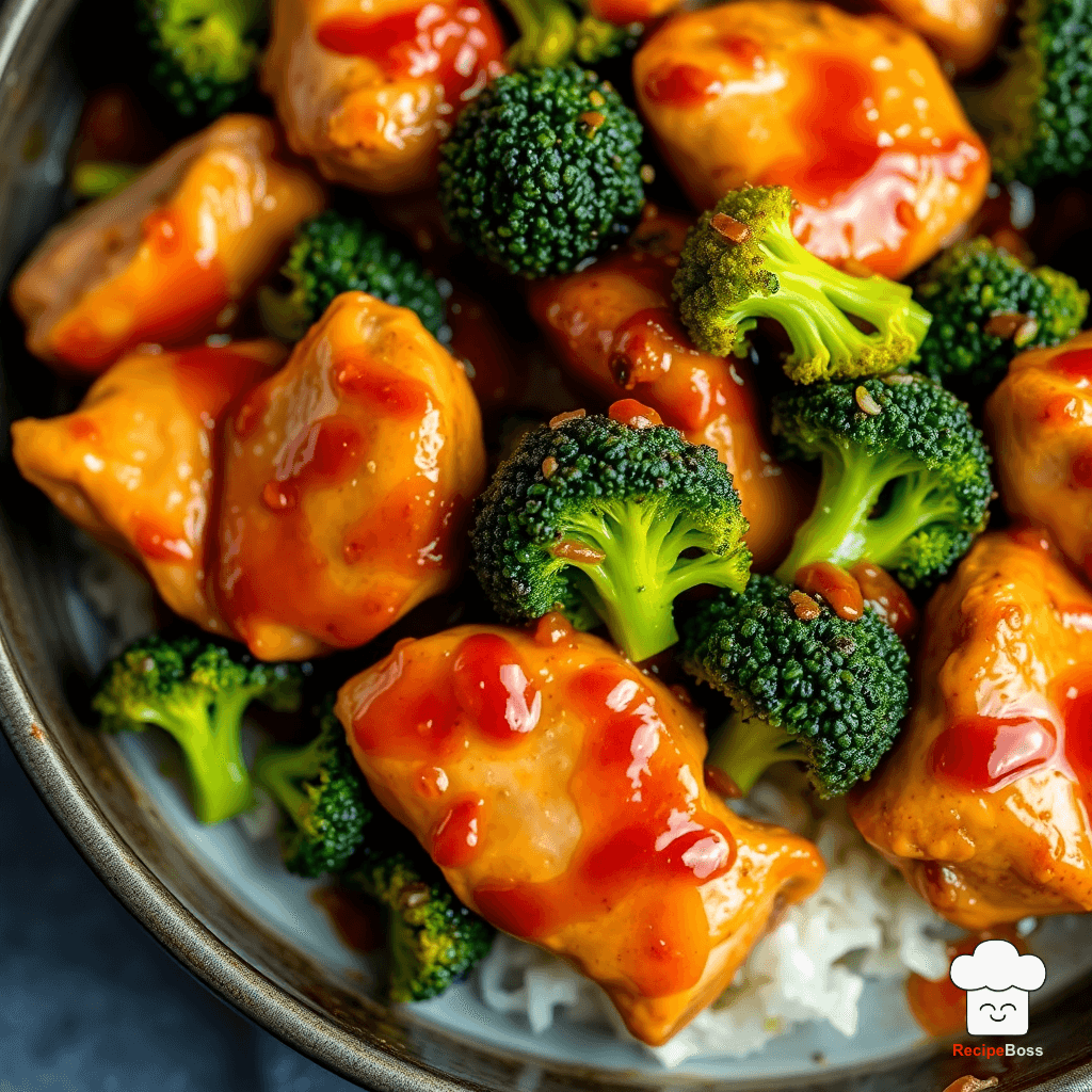 Spicy Honey-Glazed Chicken and Broccoli Bake