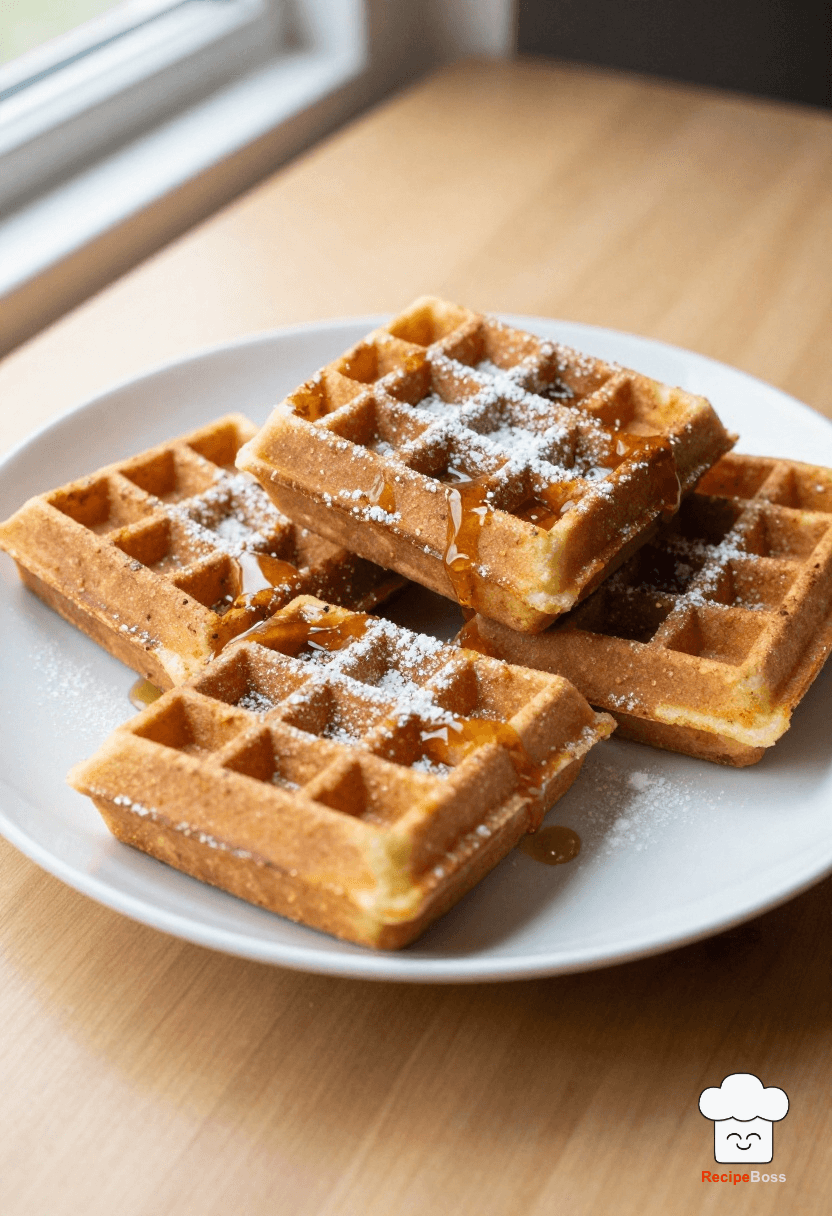 Pumpkin Spice Waffles
