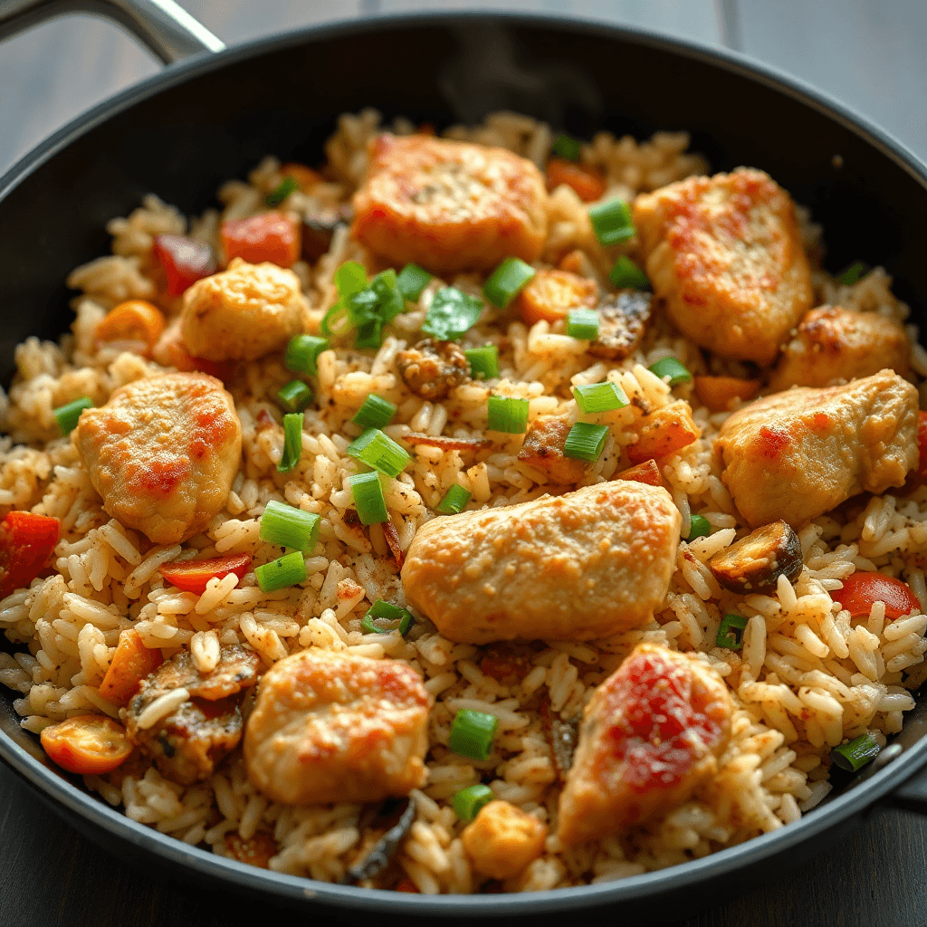One-Pan Chicken and Rice Skillet