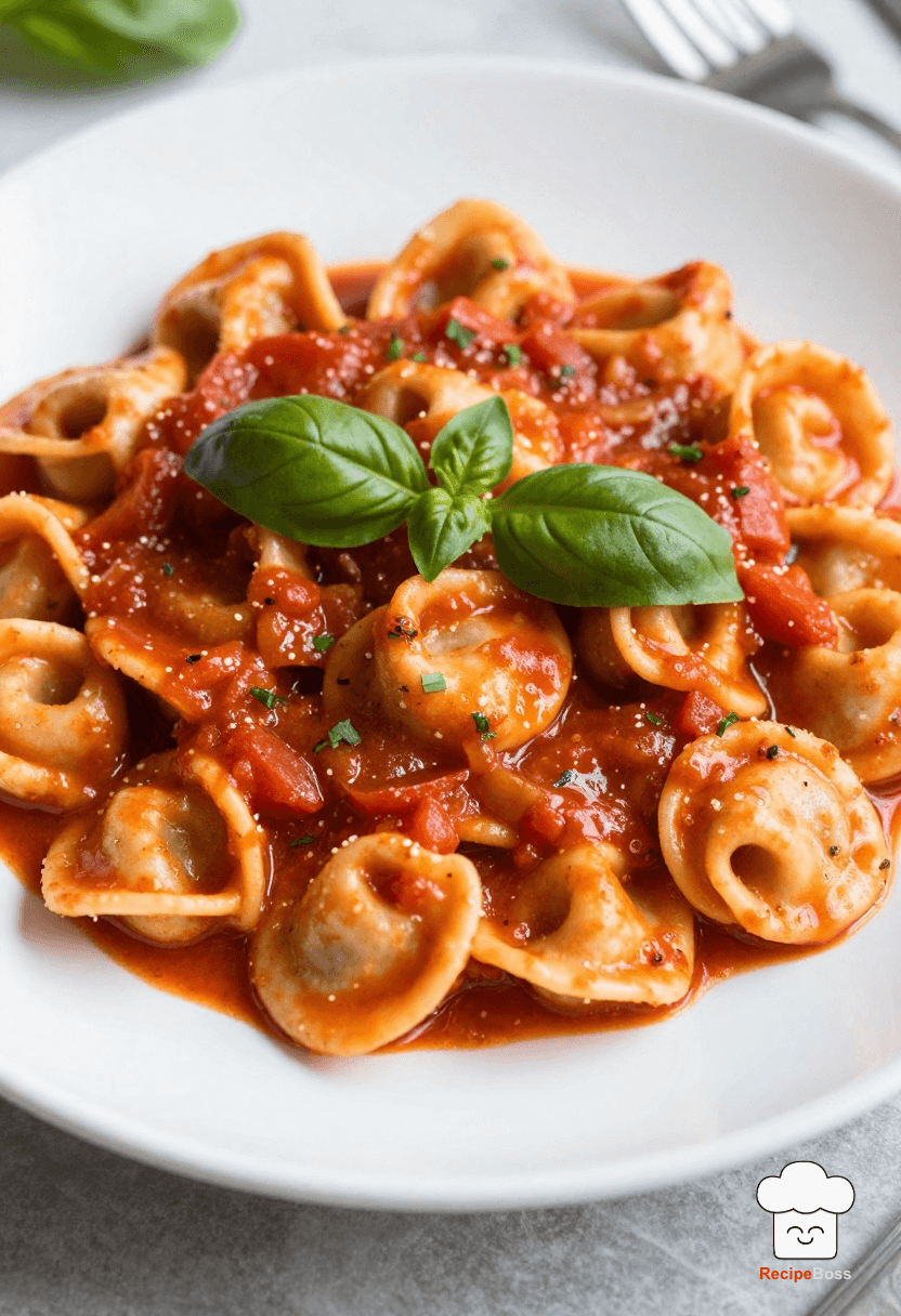 Creamy Tomato Basil Tortellini