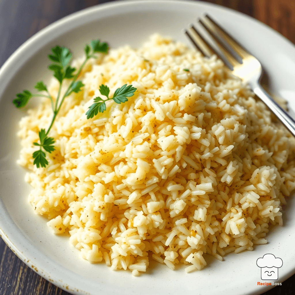 Quick Garlic Butter Rice