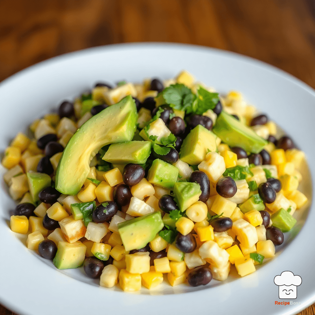 Classic Corn, Avocado, and Black Bean Salad