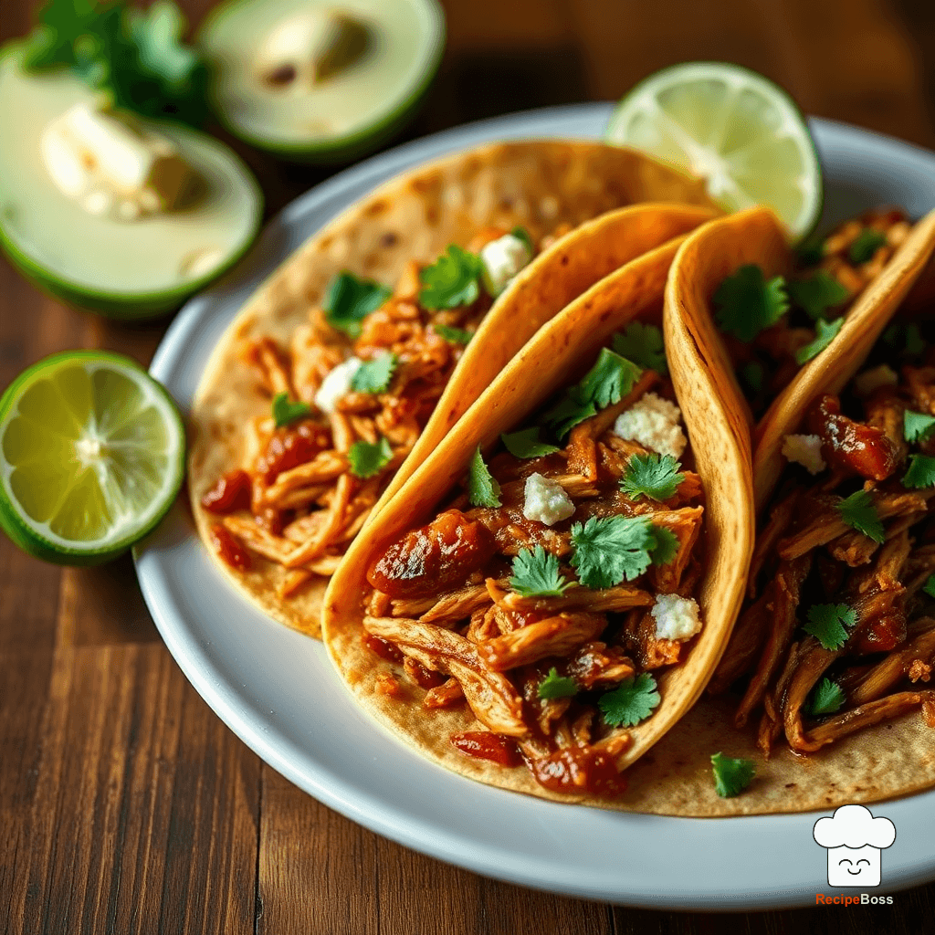 Smoky Chicken Tinga Tacos
