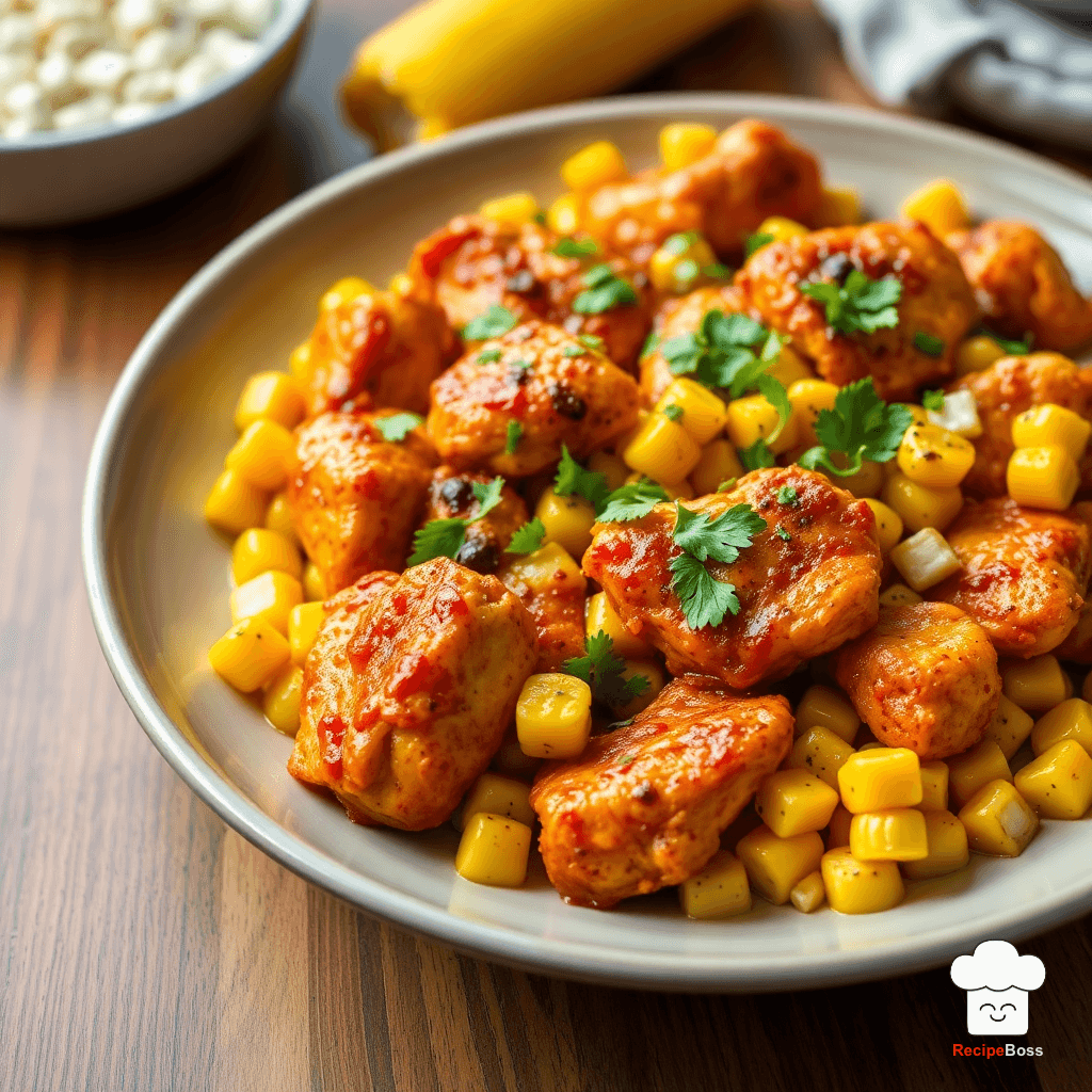 Cajun Chicken Corn Skillet