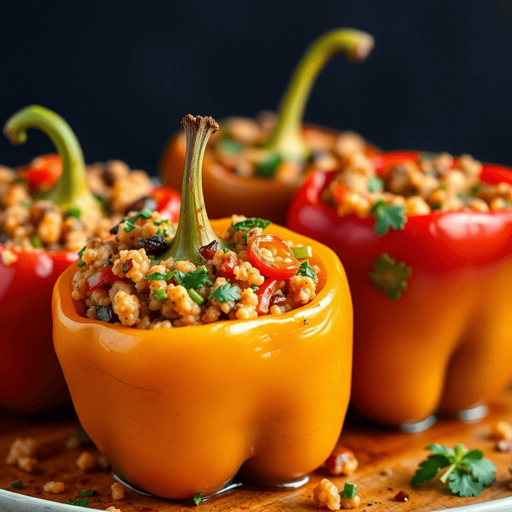 Quinoa Stuffed Bell Peppers