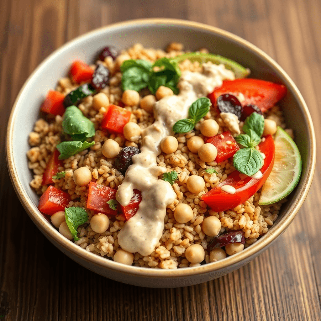 Mediterranean Farro Bowl