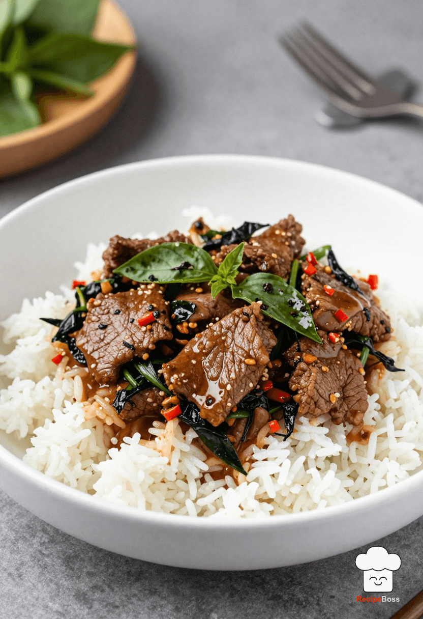 Classic Thai Basil Beef