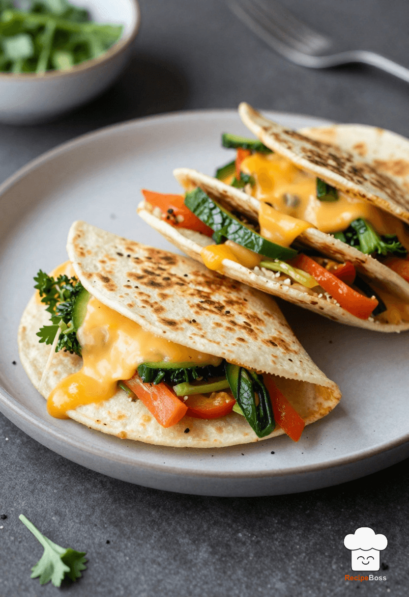 Garden Veggie Breakfast Quesadillas