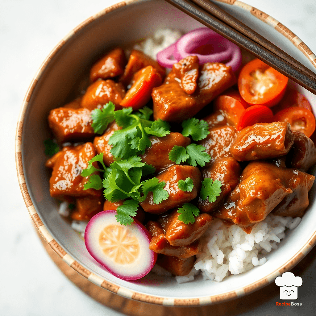 Vietnamese Caramel Pork Bowl