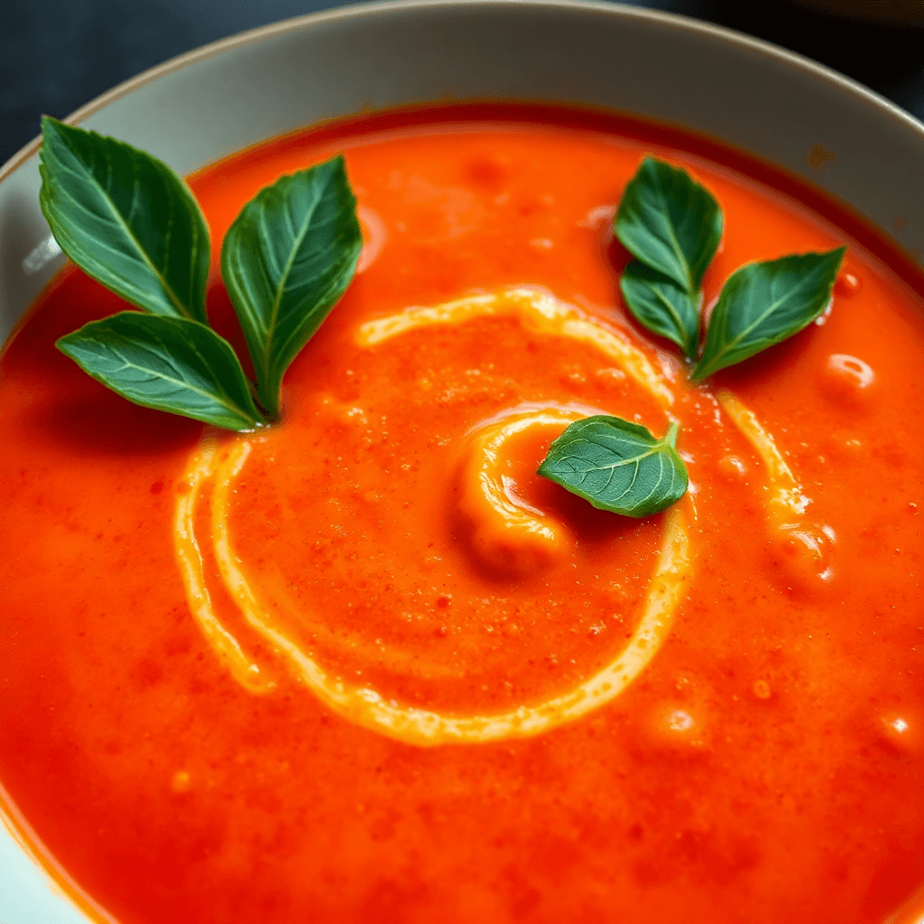 Spicy Coconut Tomato Soup