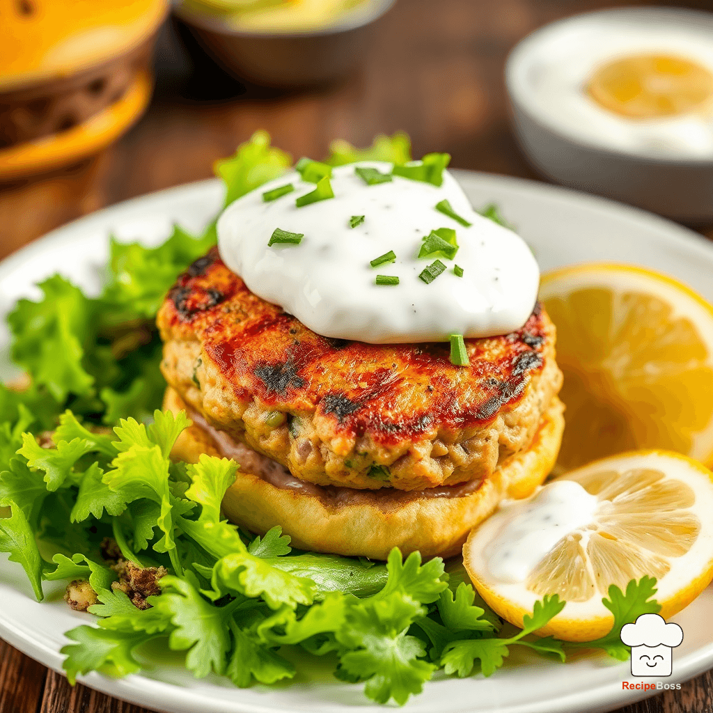 Classic Greek Turkey Burgers