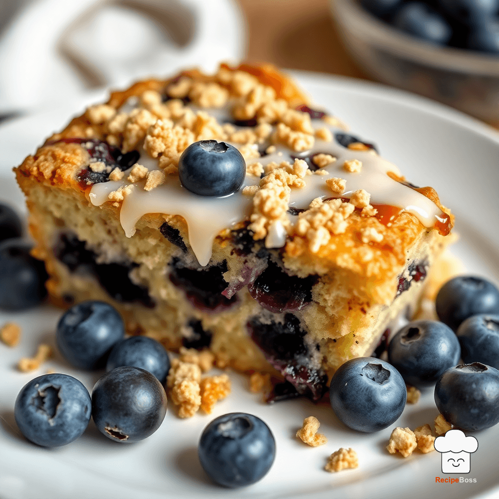 Classic Blueberry Coffee Cake