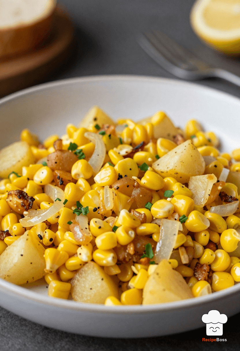 Classic Sweet Corn Breakfast Hash
