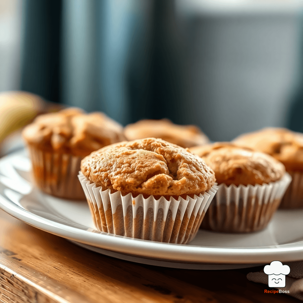 Spiced Banana Bread Muffins