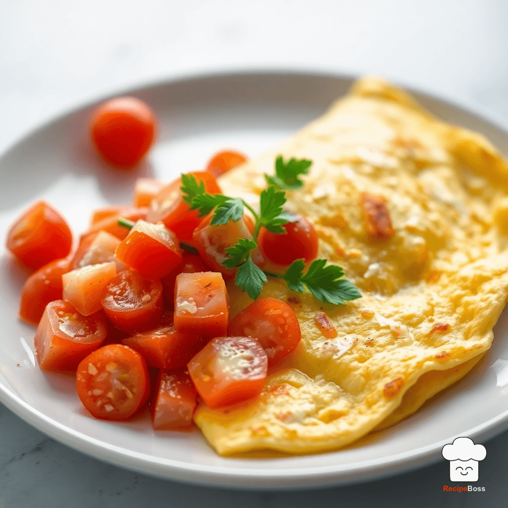 Tomato & Parmesan Omelette