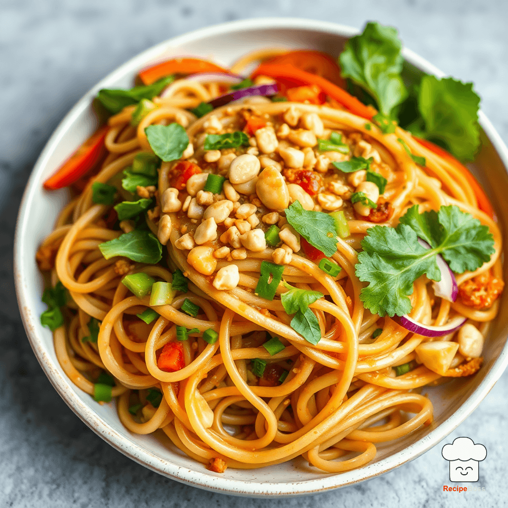 Sesame Peanut Noodle Salad