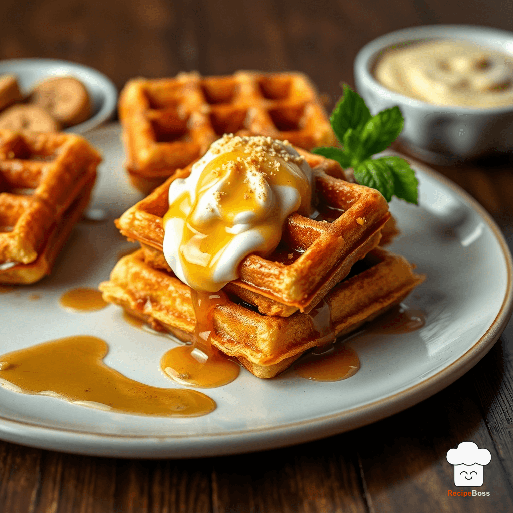 Honey Butter Cornbread Waffles