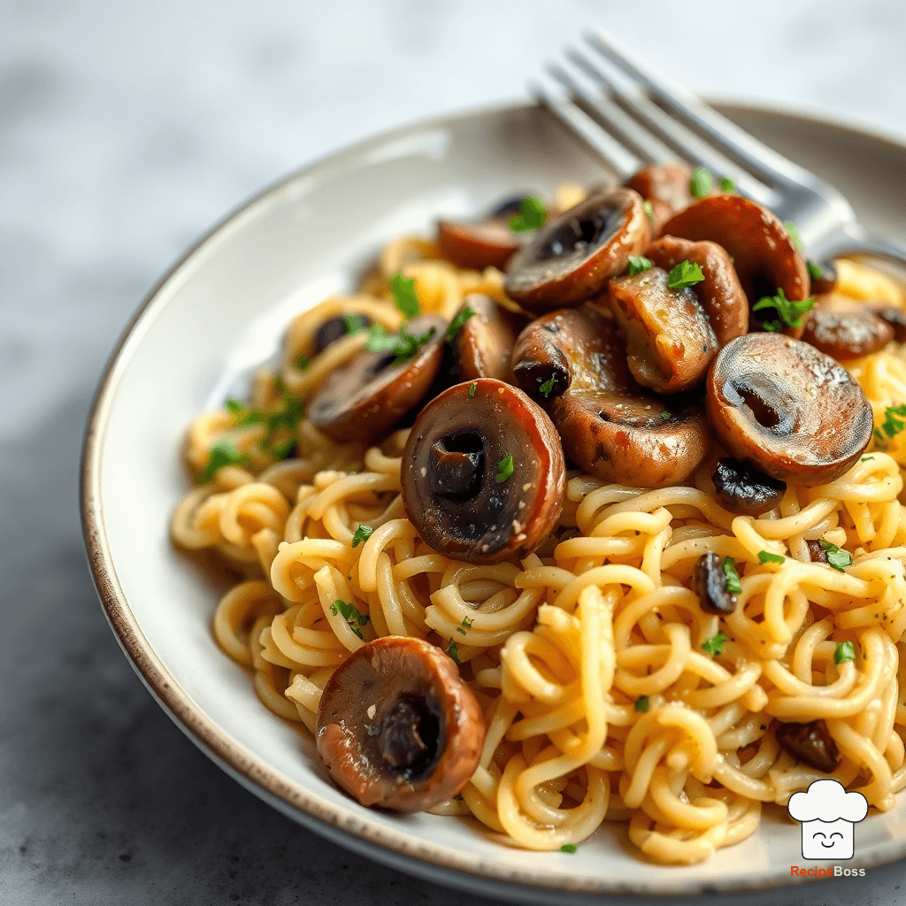 Brown Butter Mushroom Orzo