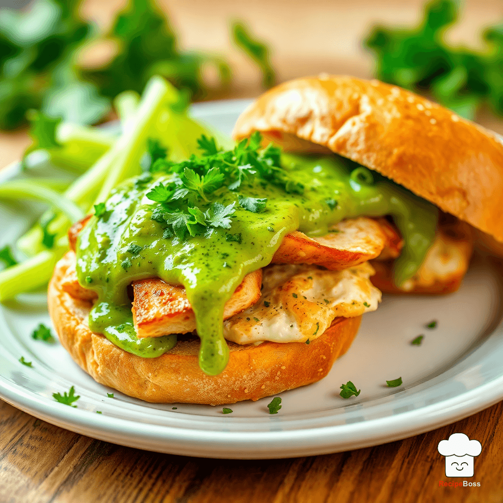 Green Goddess Chicken Sandwiches