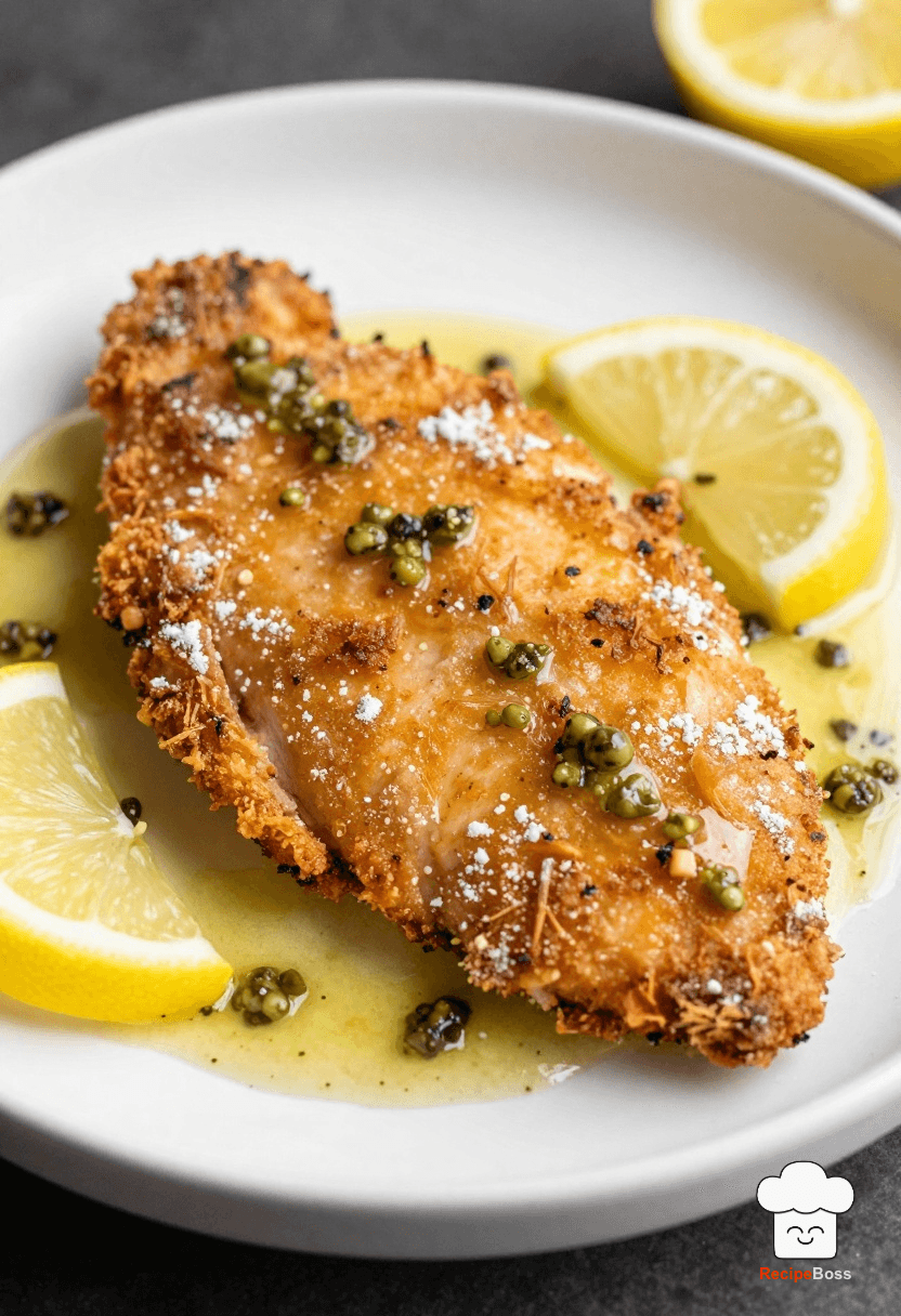 Crispy Lemon Chicken Piccata Cutlets