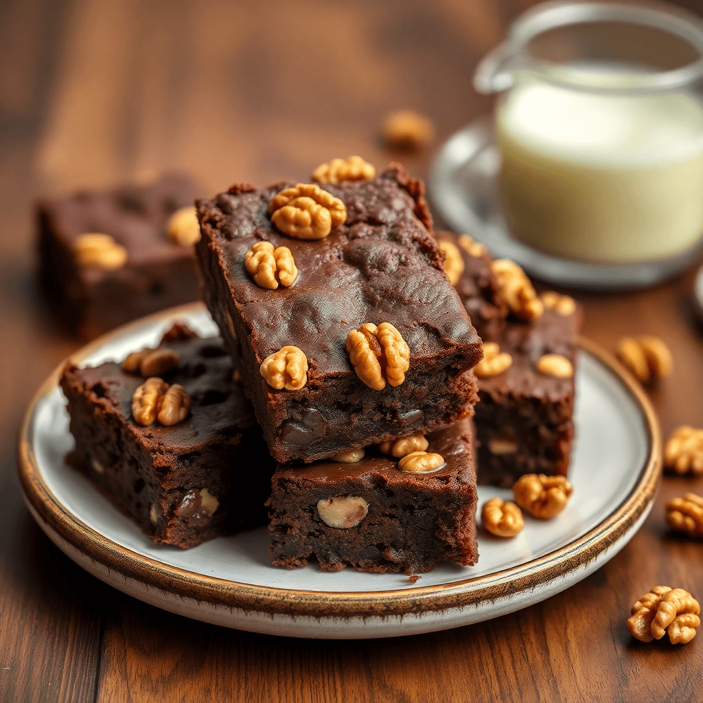 Classic Walnut Brownies