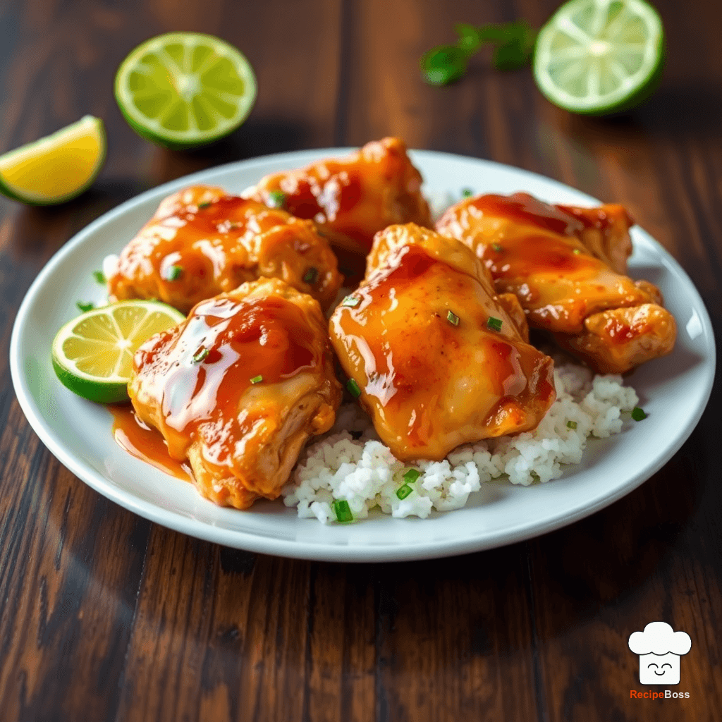 Honey Lime Marinated Chicken Thighs
