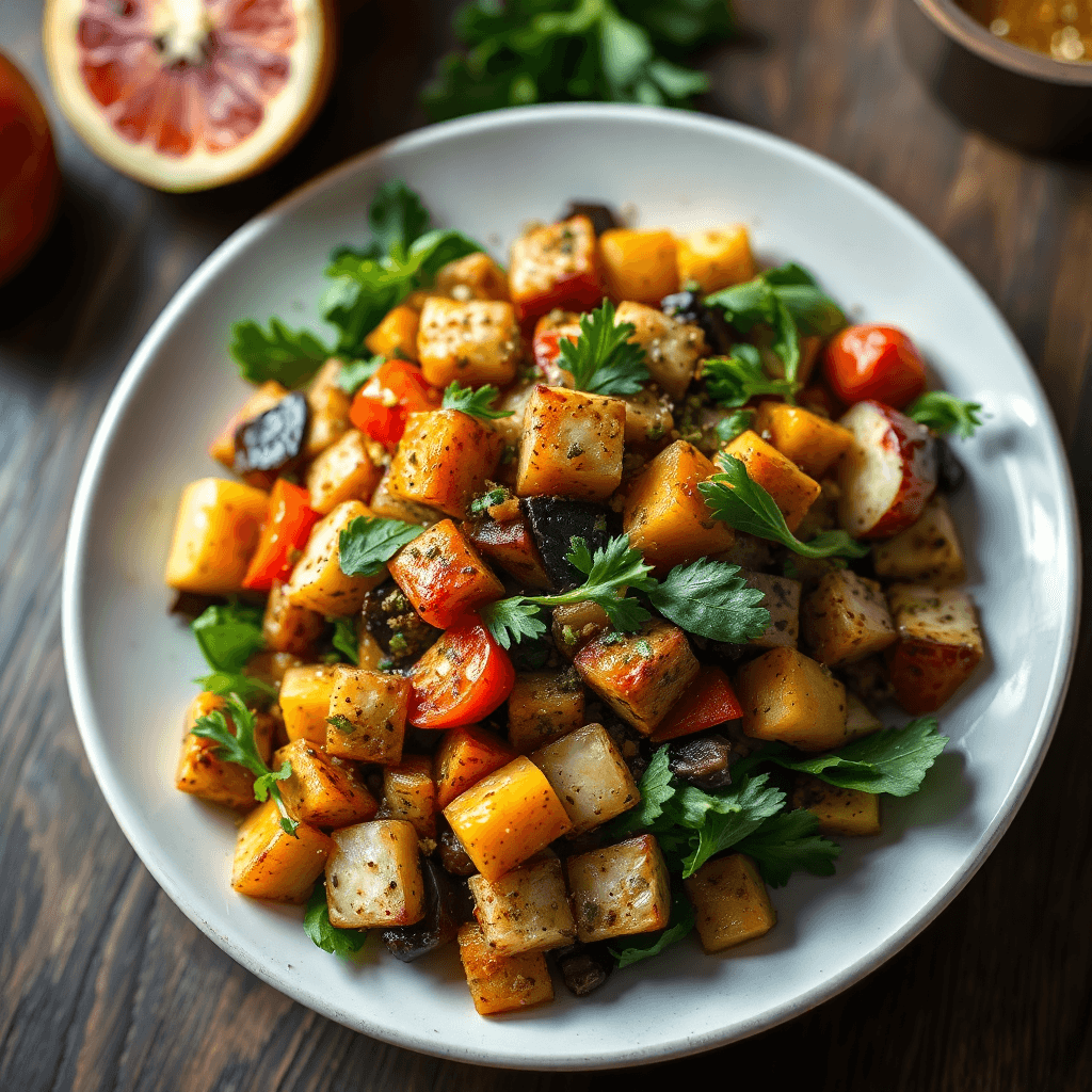 Za'atar Roasted Vegetable Salad