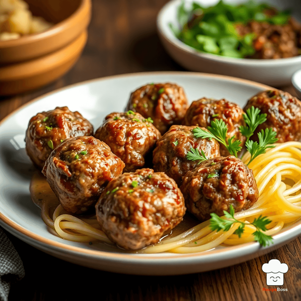 Oven-Baked Lamb Meatballs