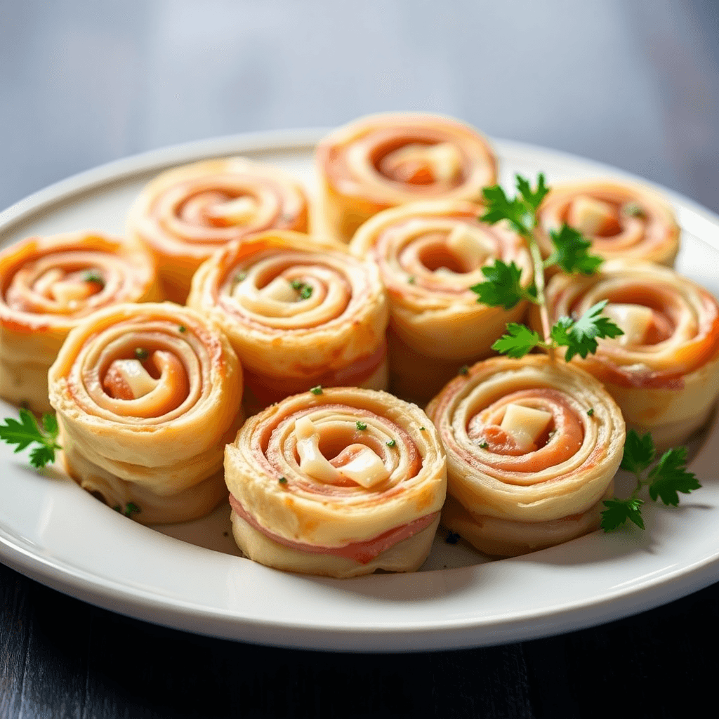Ham and Cheese Pinwheels