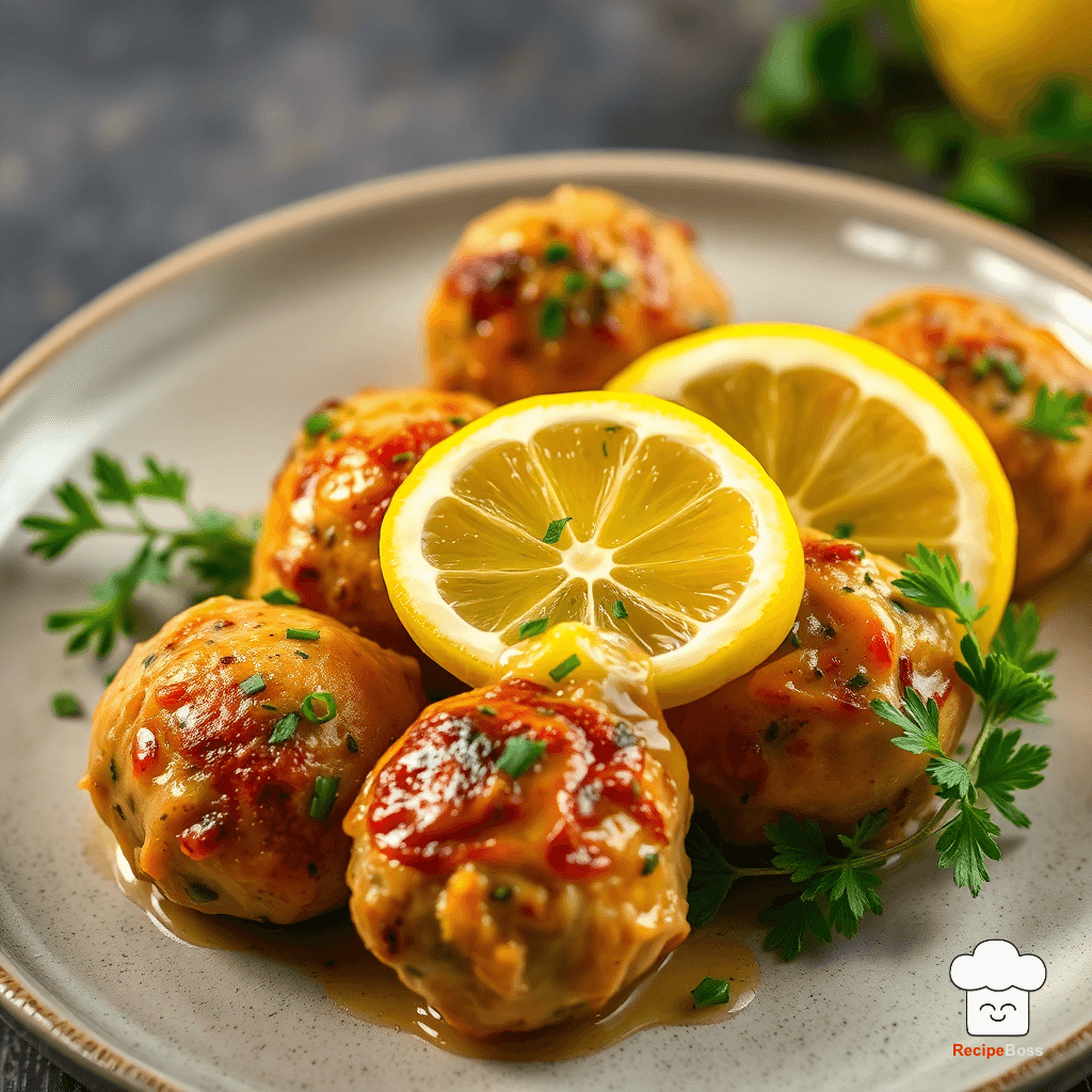 Lemon Herb Chicken Meatballs