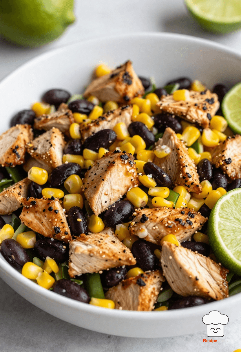 Southwest Chicken and Black Bean Salad Bowl