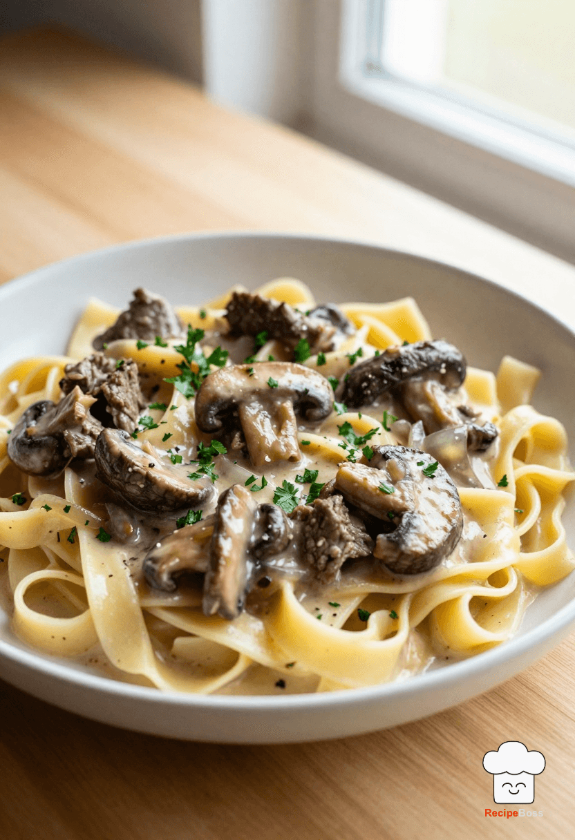 Classic Beef Stroganoff