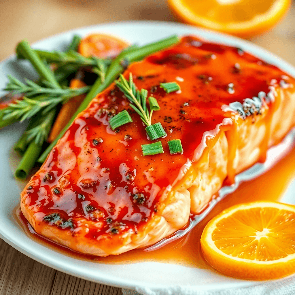 Orange Glazed Salmon