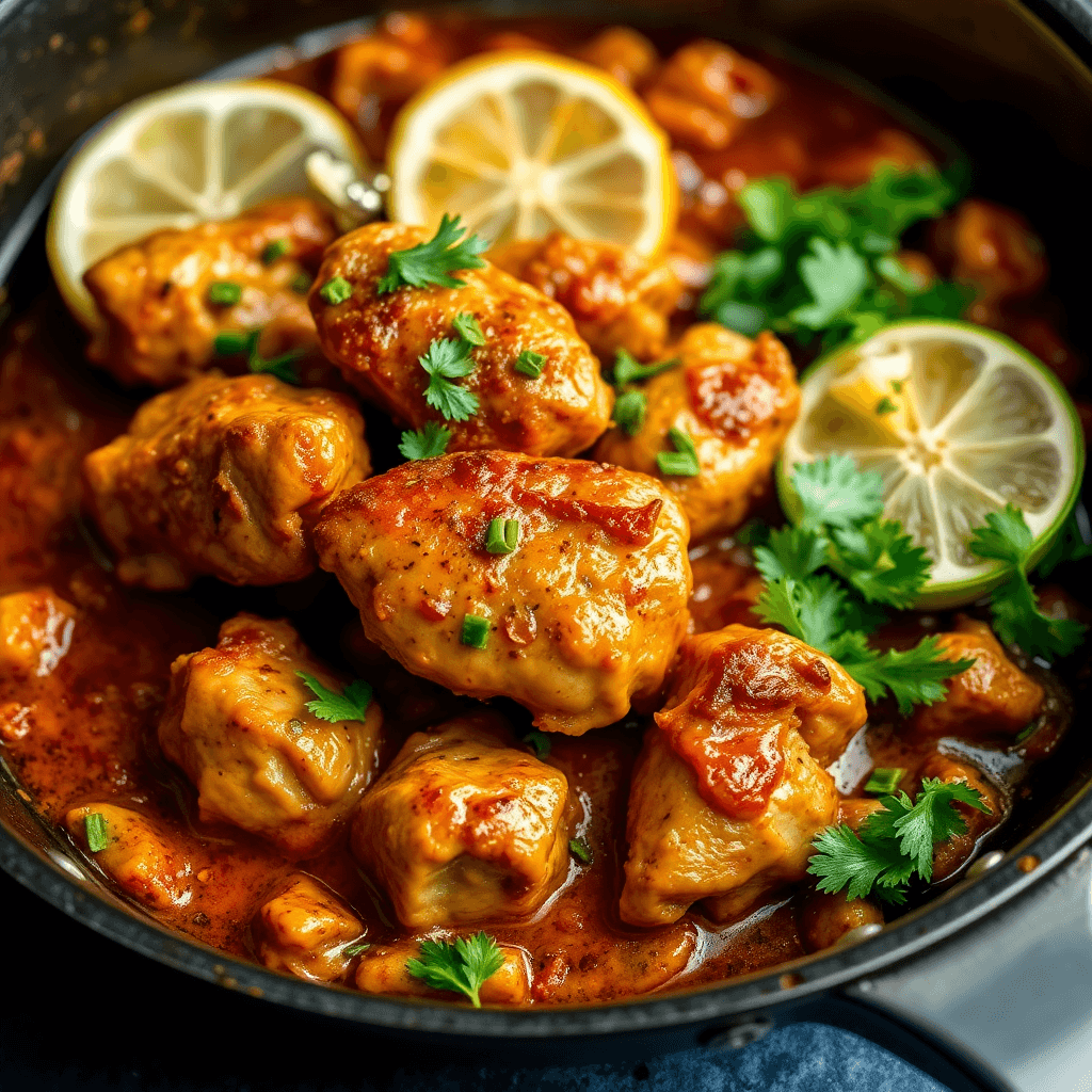Quick Chicken Shawarma Skillet