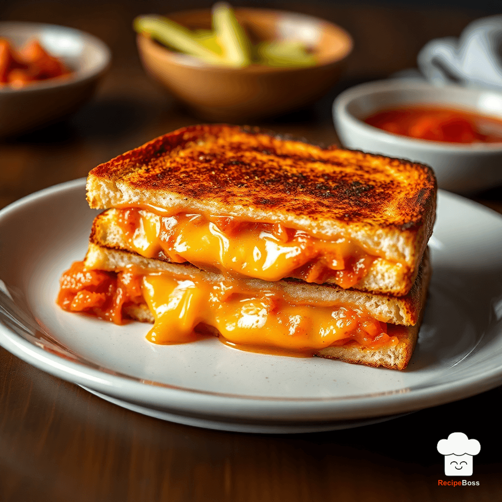 Classic Kimchi Grilled Cheese