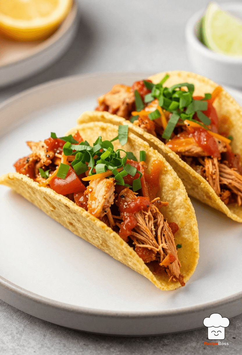 Crispy Chicken Tinga Tacos
