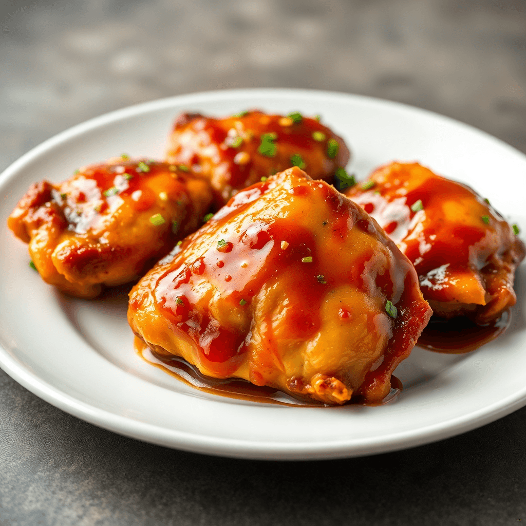 Air Fryer Honey Garlic Chicken Thighs