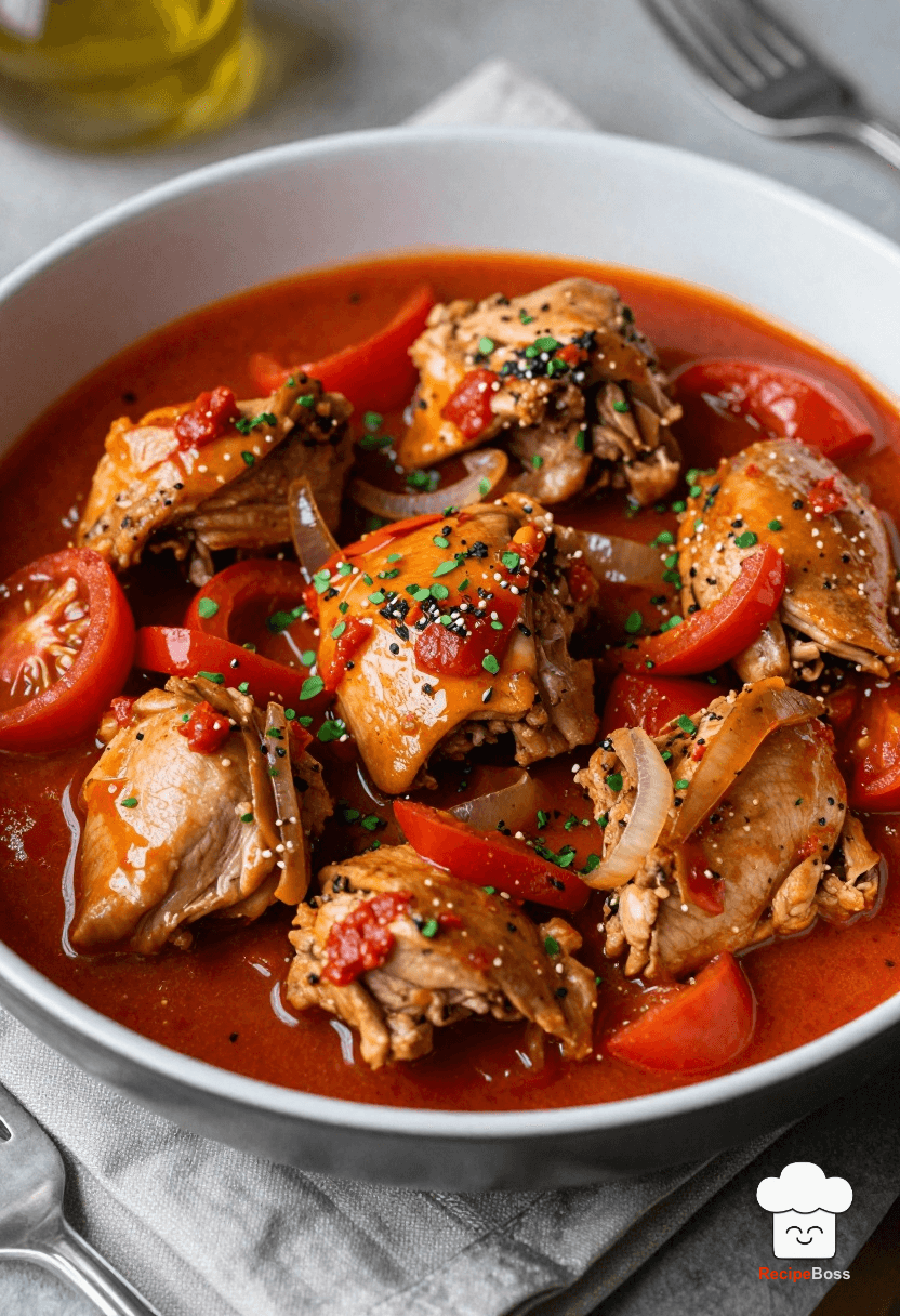 Rustic Chicken Cacciatore