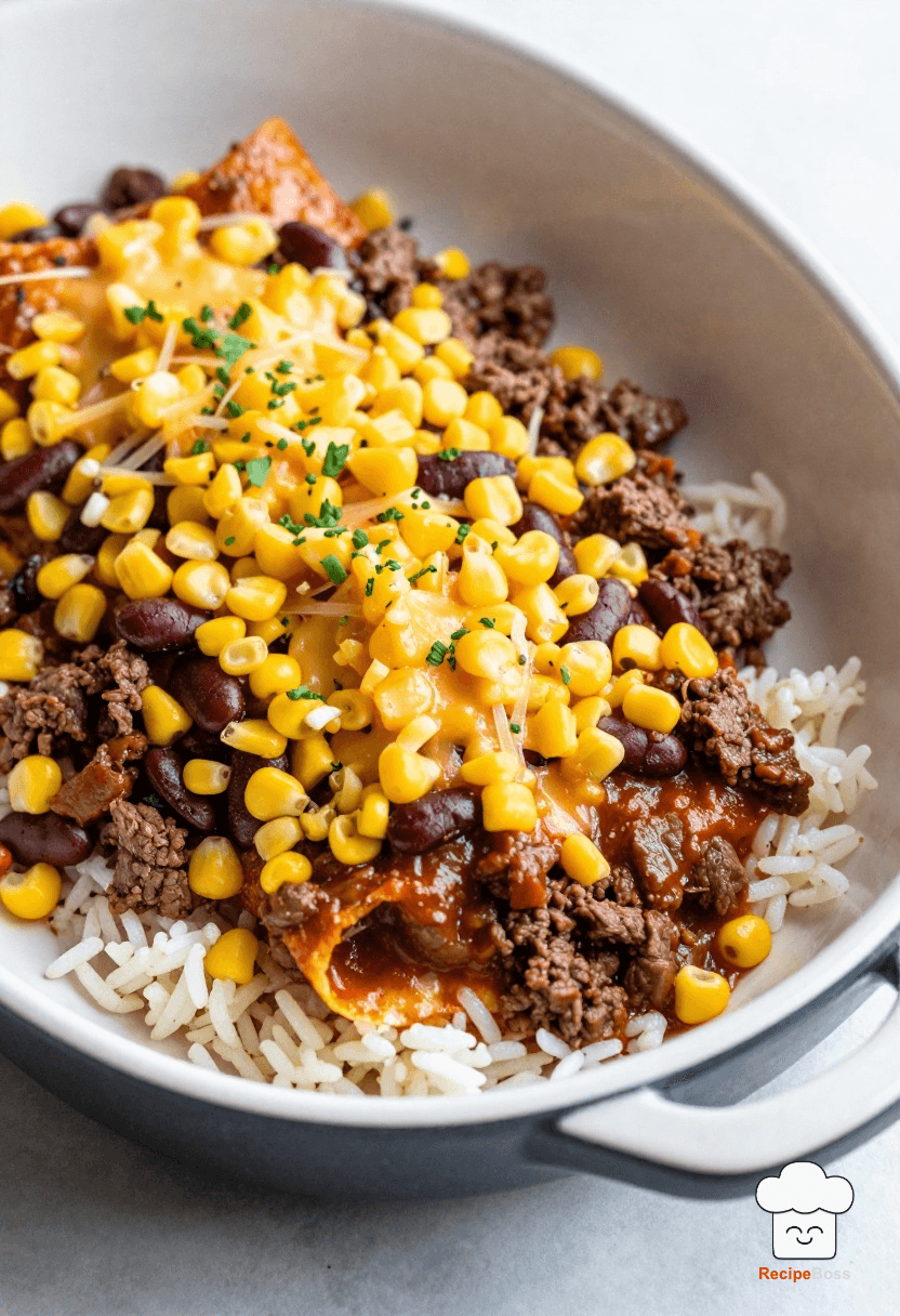 Southwestern Beef Enchilada Skillet