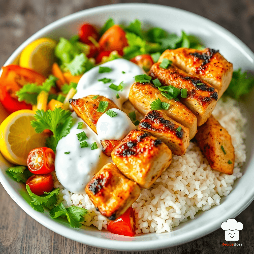 Classic Chicken Souvlaki Bowl