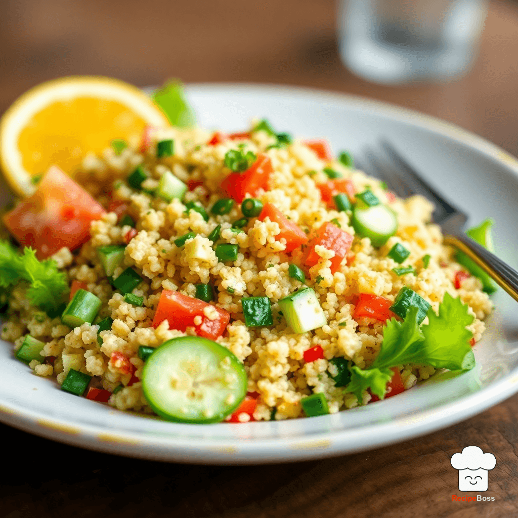 Zesty Quinoa and Cucumber Salad