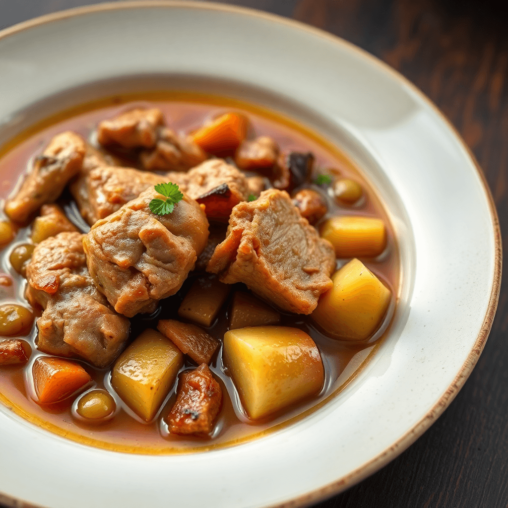 Pork and Apple Cider Stew